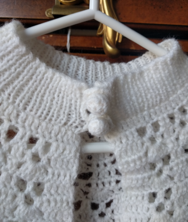 Image for Jolie Cape Fait main, Blanc Cassé