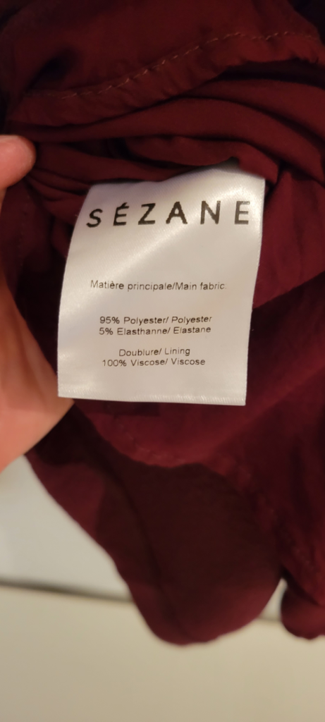Image for Blouse Sézane bordeaux