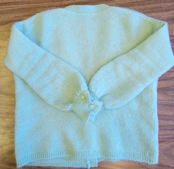 Image for Gilet Sézane Mia vert d'eau XS