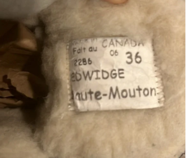 Image for Saute-Mouton-Bottes courtes en suède doublés 36