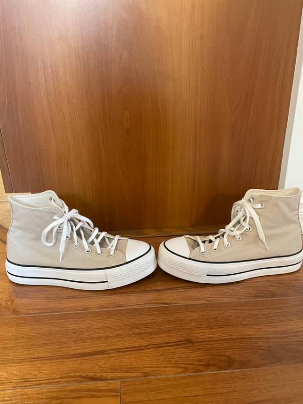 Featured image for Plateforme Converse all star beige