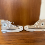 Thumbnail for Plateforme Converse all star beige