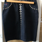 Featured thumbnail for jupe vintage en denim/jeans