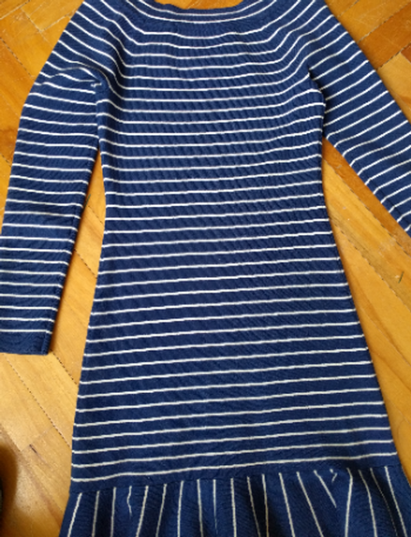 Image for KAREN MILLEN-Jolie Robe en Tricot Rayée (XS)
