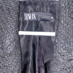 Thumbnail for Blazer en tweed noir Zara