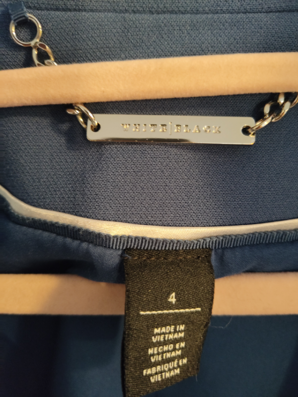 Image for Veston whitelblack taille 4 bleu