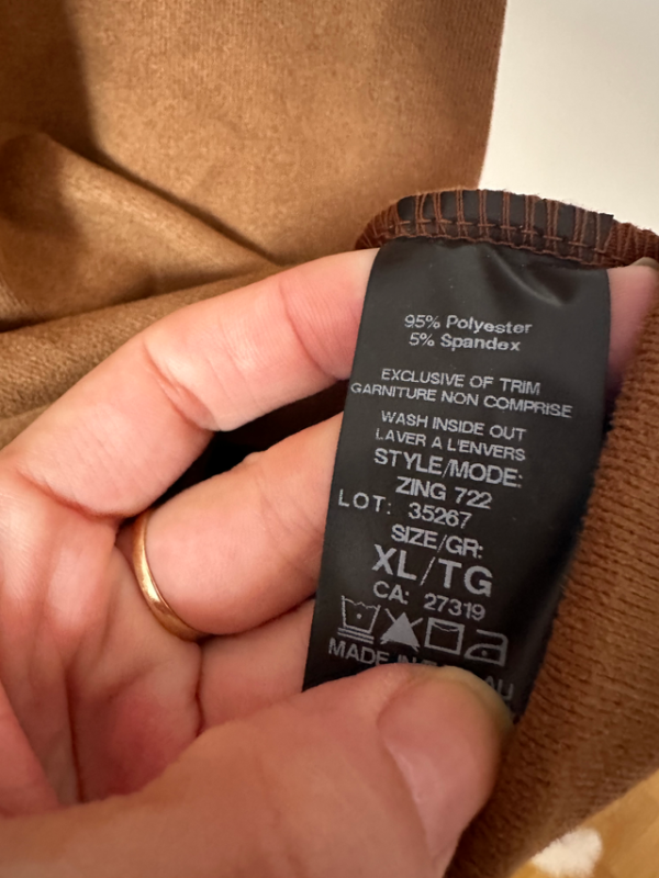 Image for Jupe courte faux suede