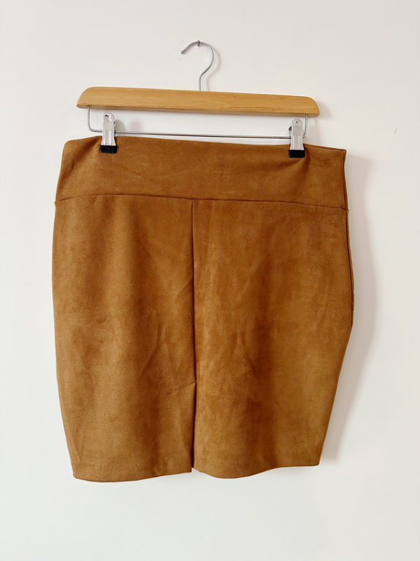 Image for Jupe courte faux suede
