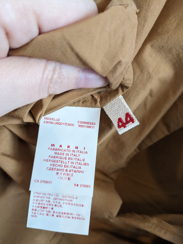 Image for Marni/Robe 3 couleurs Sz 44EU