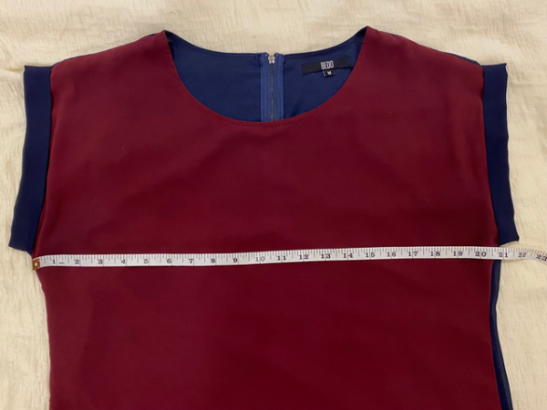 Image for Robe bourgogne et bleue marine