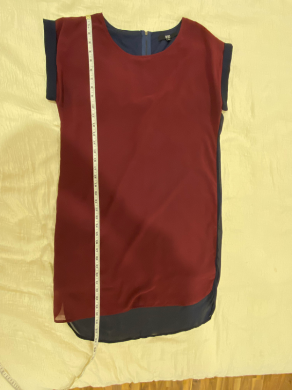 Image for Robe bourgogne et bleue marine