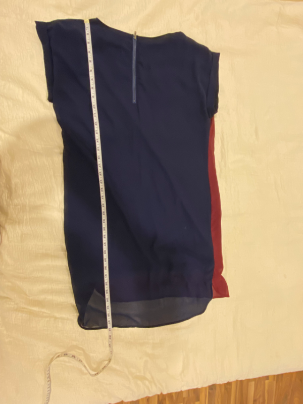 Image for Robe bourgogne et bleue marine