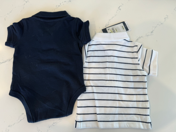 Image for 3-6 mois Ensemble cache couche et t-shirt Tommy Hilfiger