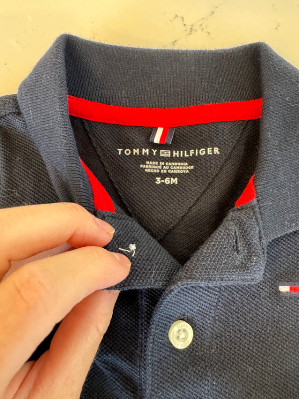 Image for 3-6 mois Ensemble cache couche et t-shirt Tommy Hilfiger