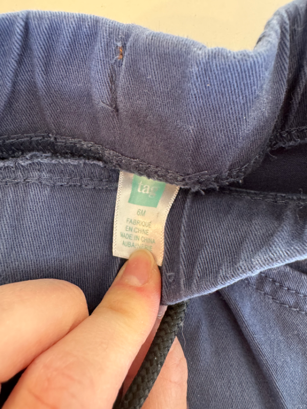 Image for 6 mois Jeans bleu
