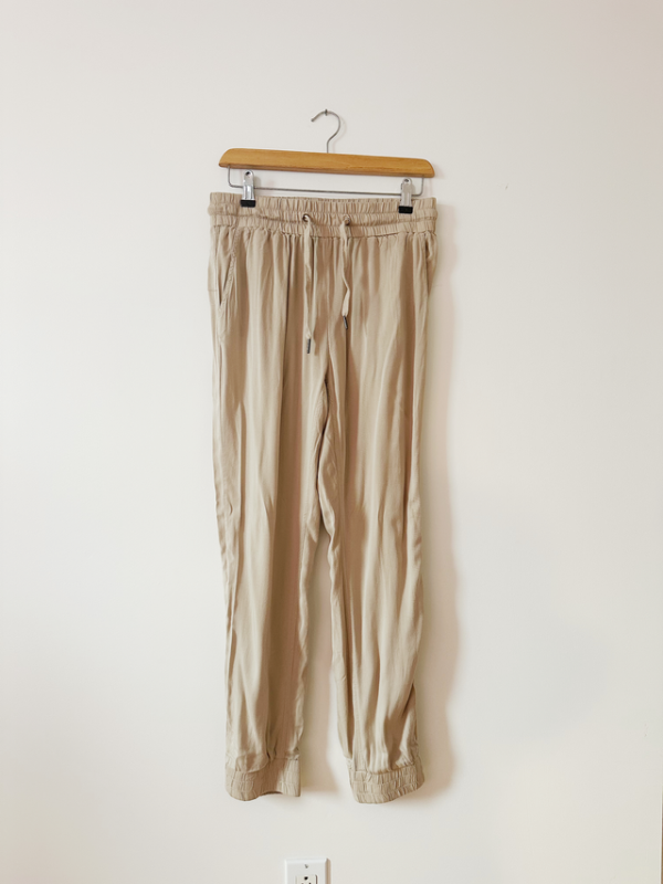 Image for Pantalon femme jogger beige