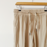 Thumbnail for Pantalon femme jogger beige