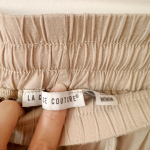 Thumbnail for Pantalon femme jogger beige