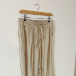 Thumbnail for Pantalon femme jogger beige