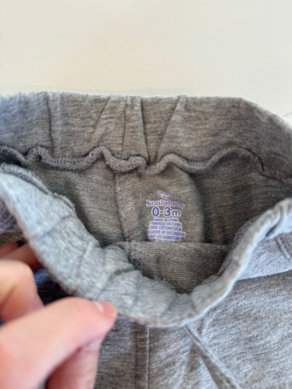 Image for 0-3 mois Pantalon jogging gris