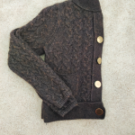 Thumbnail for Petit gilet marron vintage