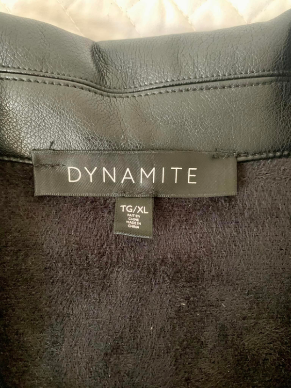 Image for Robe en faux cuir Dynamite / Dynamite faux leather dress
