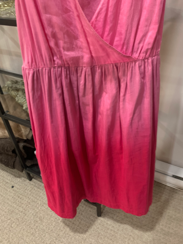 Image for Robe rose Barbie ombre baby doll style Tommy Hilfiger silk blend