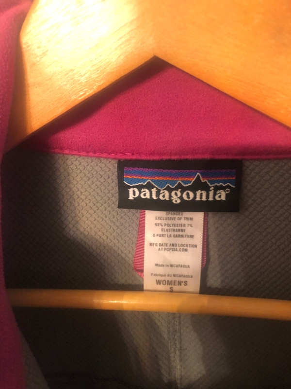 Image for Patagonia Softshell Gray With Pink Jacket
