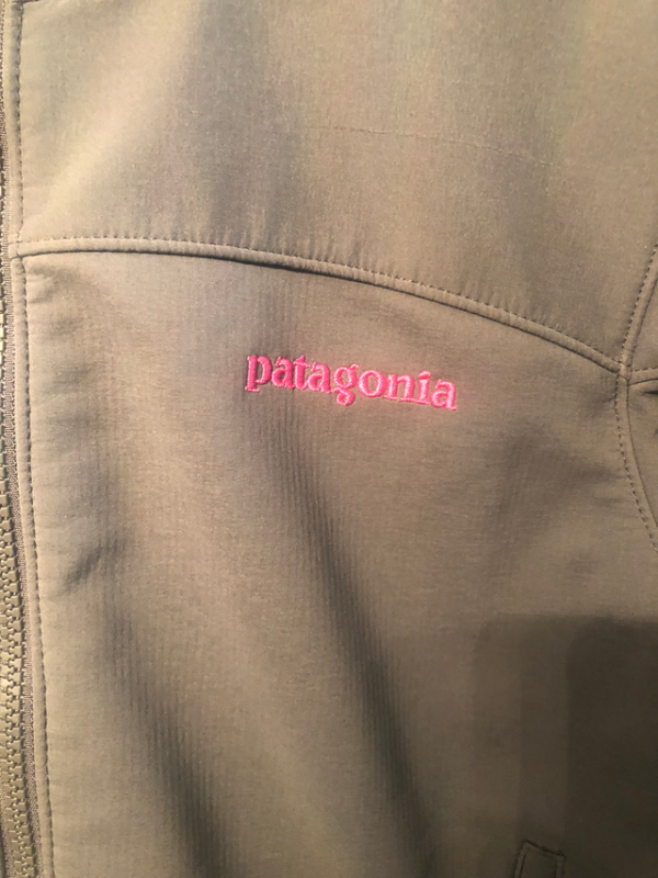 Image for Patagonia Softshell Gray With Pink Jacket