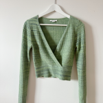 Thumbnail for Tricot crop top manches longues