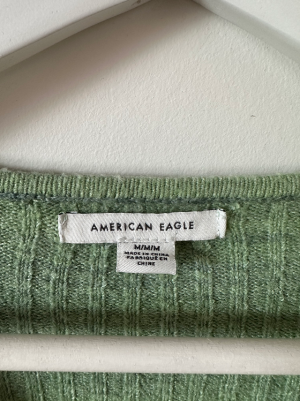 Image for Tricot crop top manches longues