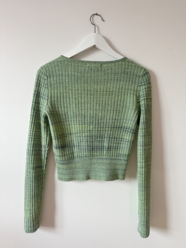 Image for Tricot crop top manches longues