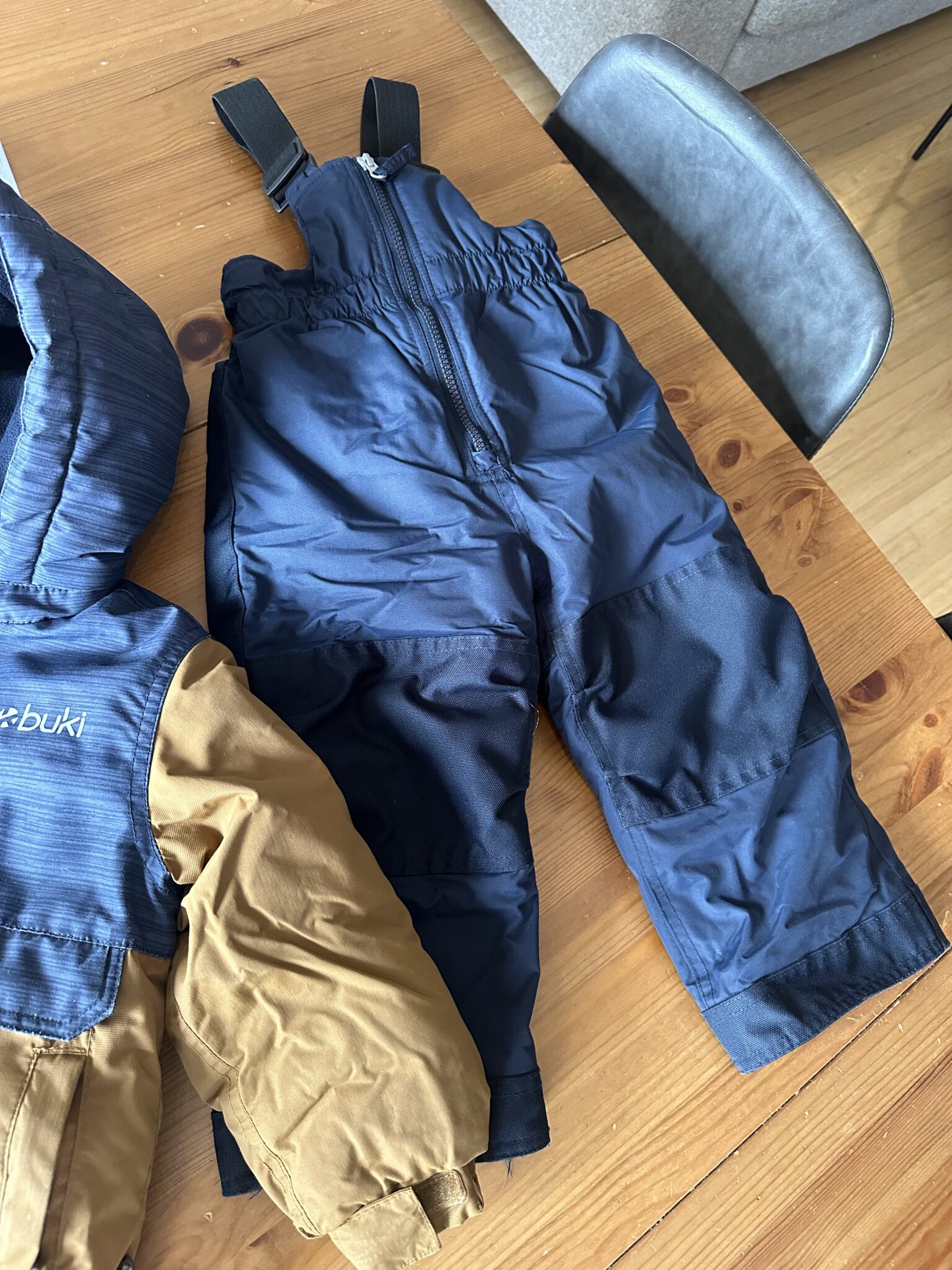 Image for Ensemble d'hiver bleu marin et brun