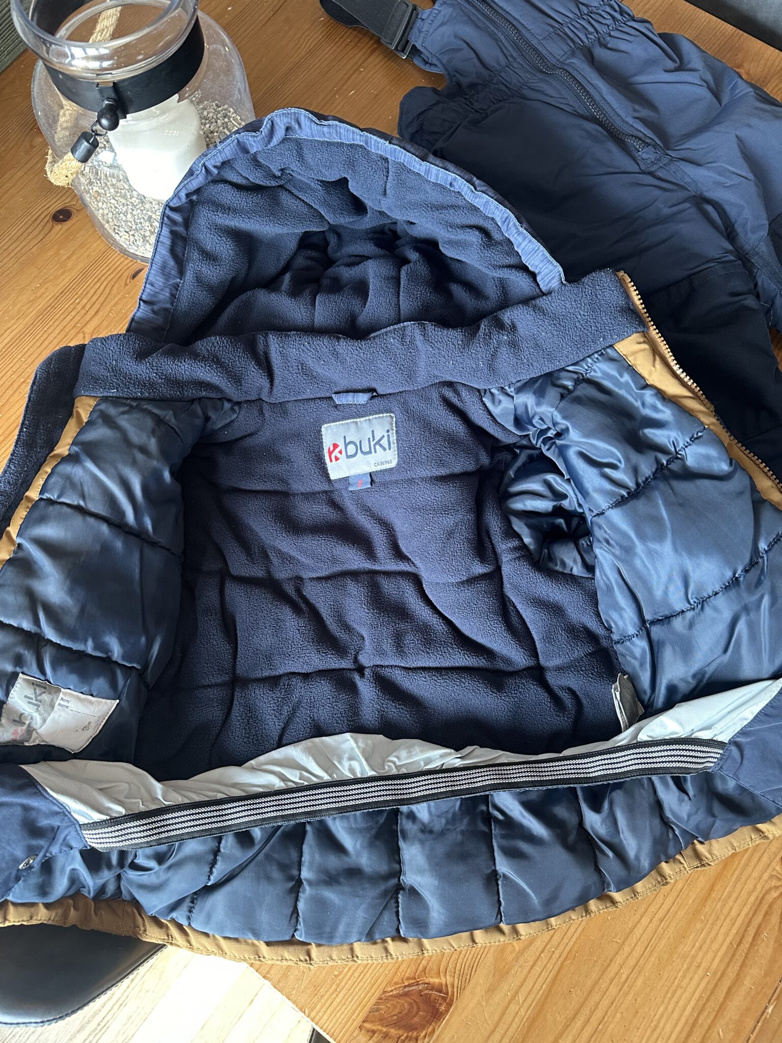 Image for Ensemble d'hiver bleu marin et brun