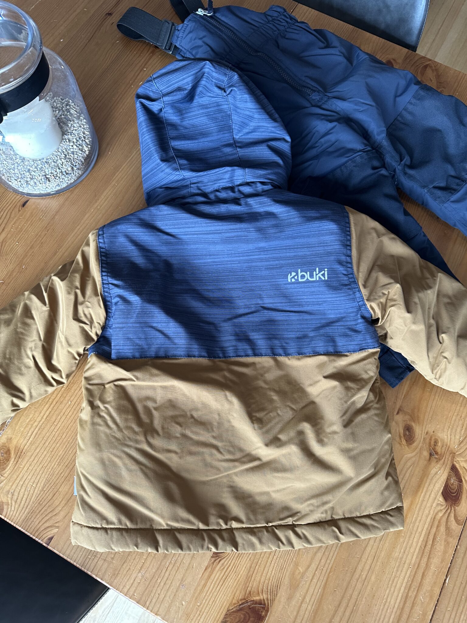 Image for Ensemble d'hiver bleu marin et brun