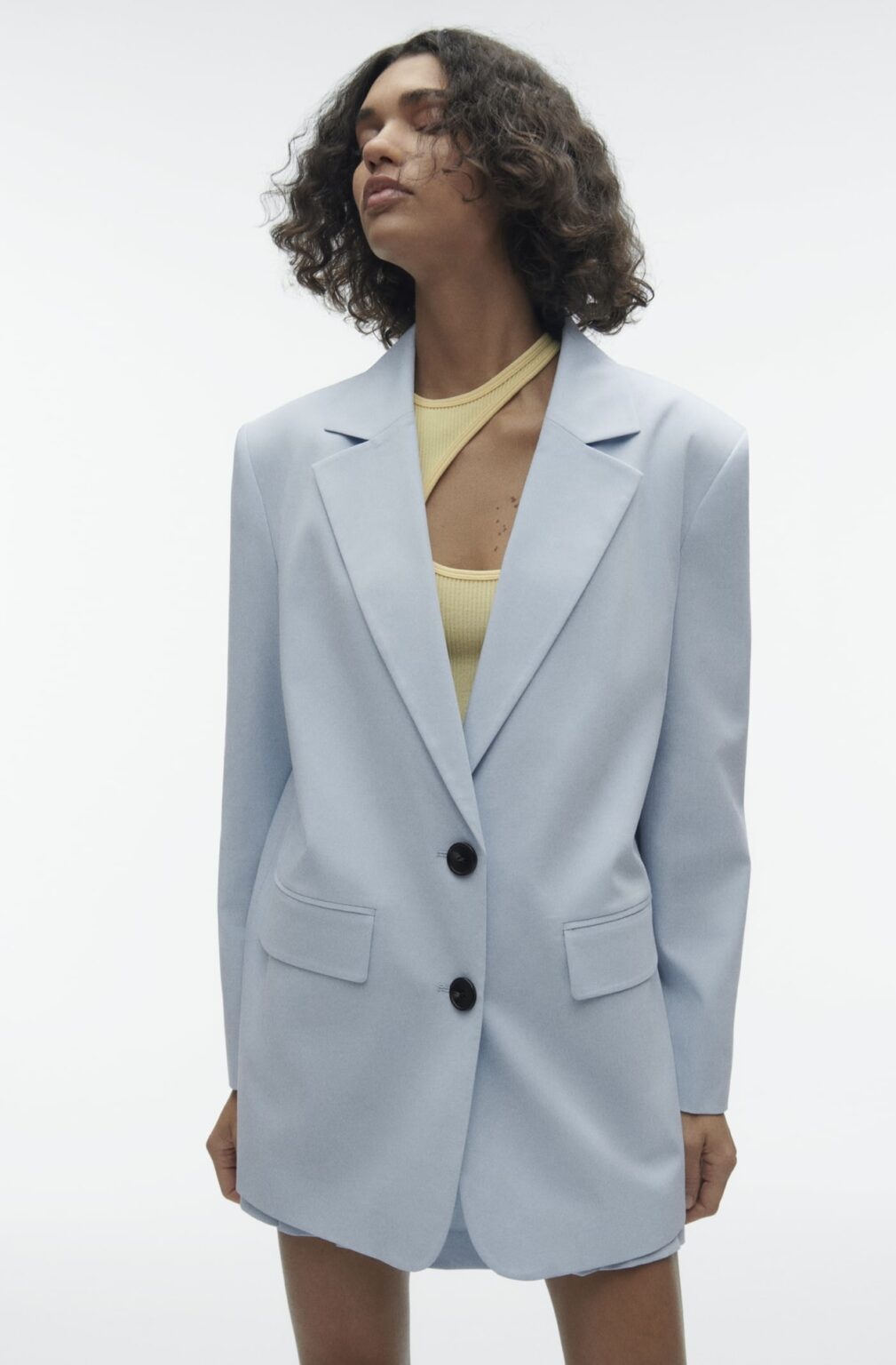 Image for Blazer droit oversize et jupe pantalon à plis plat - Zara