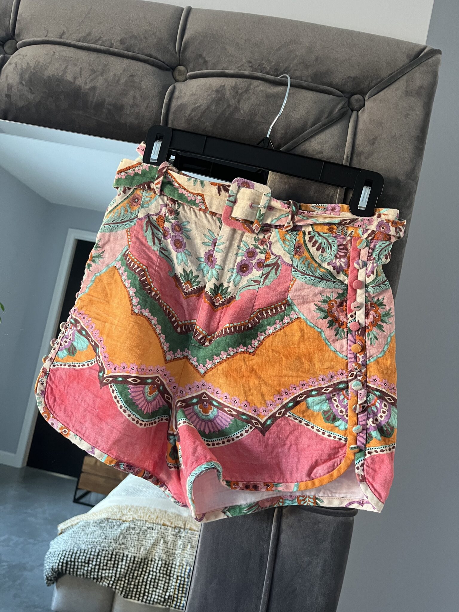 Featured image for Short imprimé avec lin - Zara