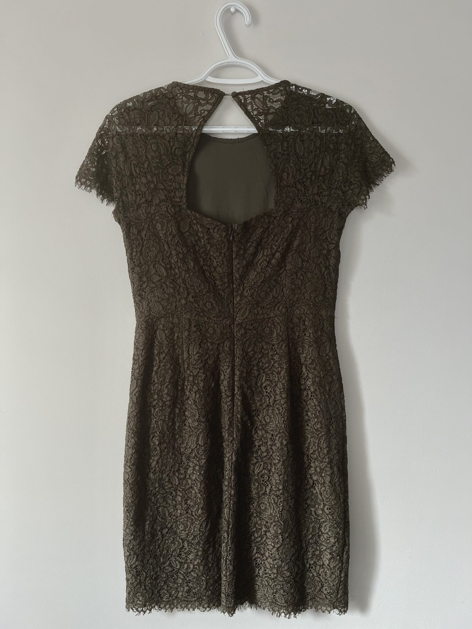 Image for Green lace dress Banana Republic