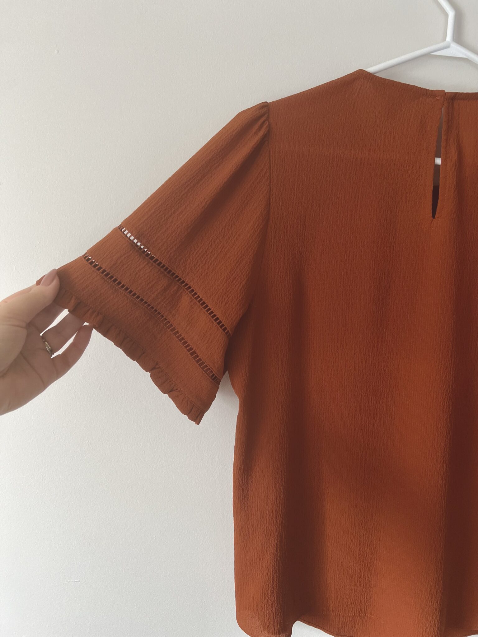 Image for Blouse manches courtes Orange Brûlée RW&CO