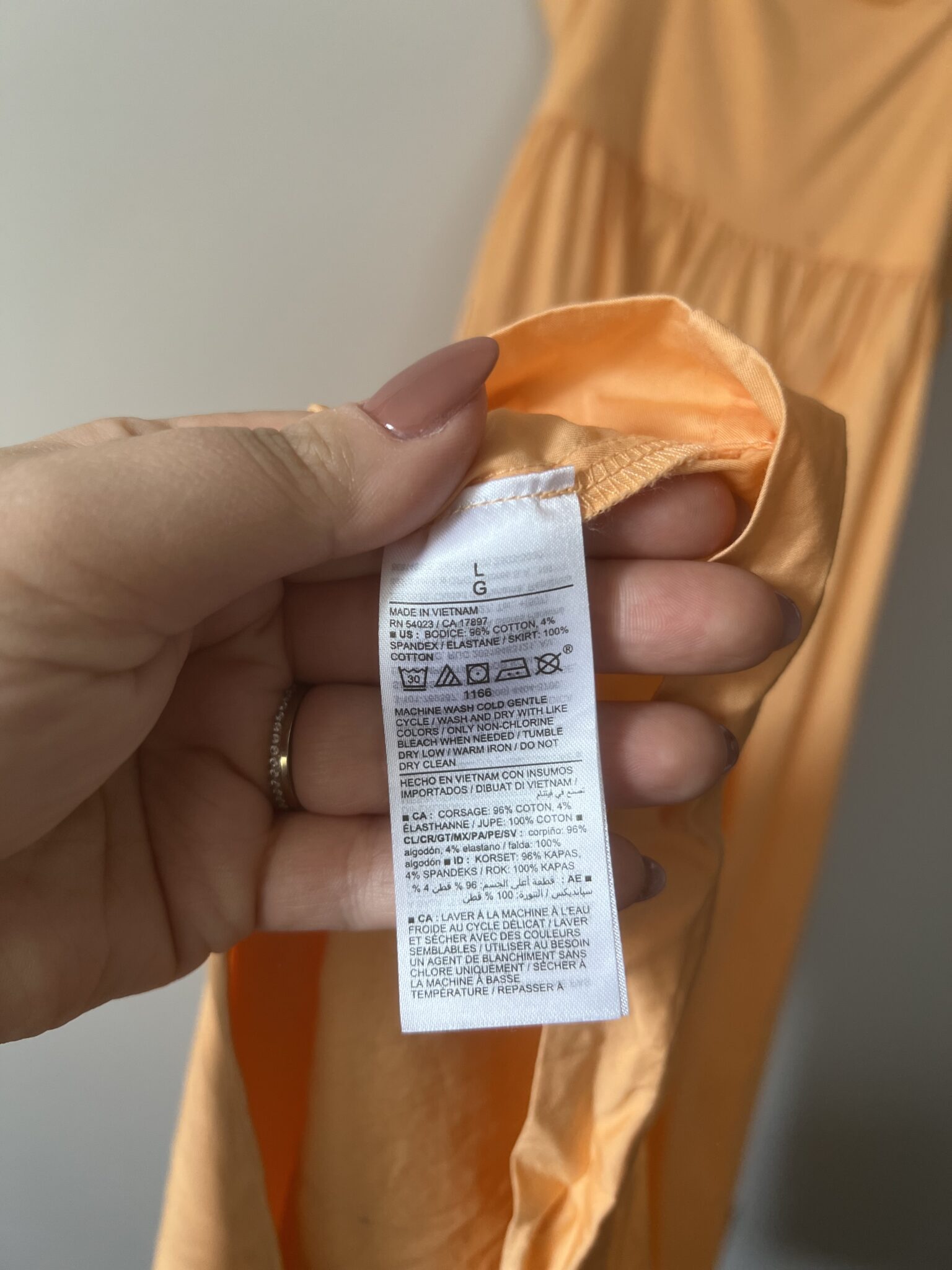 Image for Robe camisole longue orange Old Navy