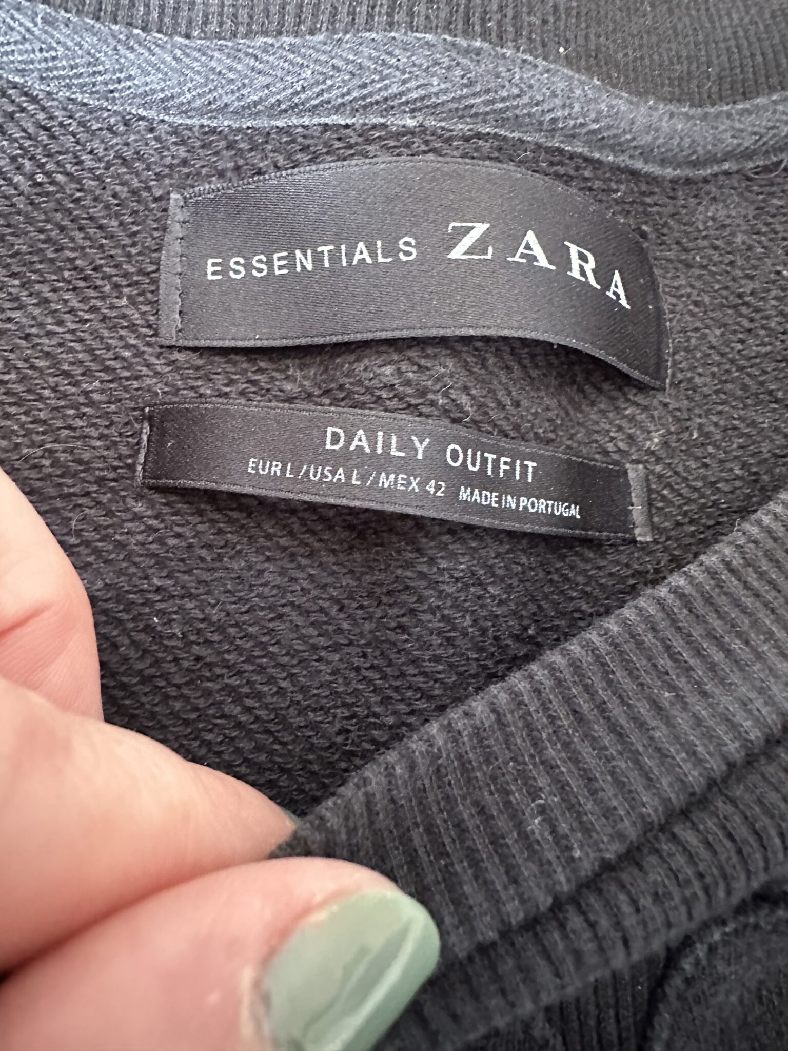 Image for Chandail noir du Zara