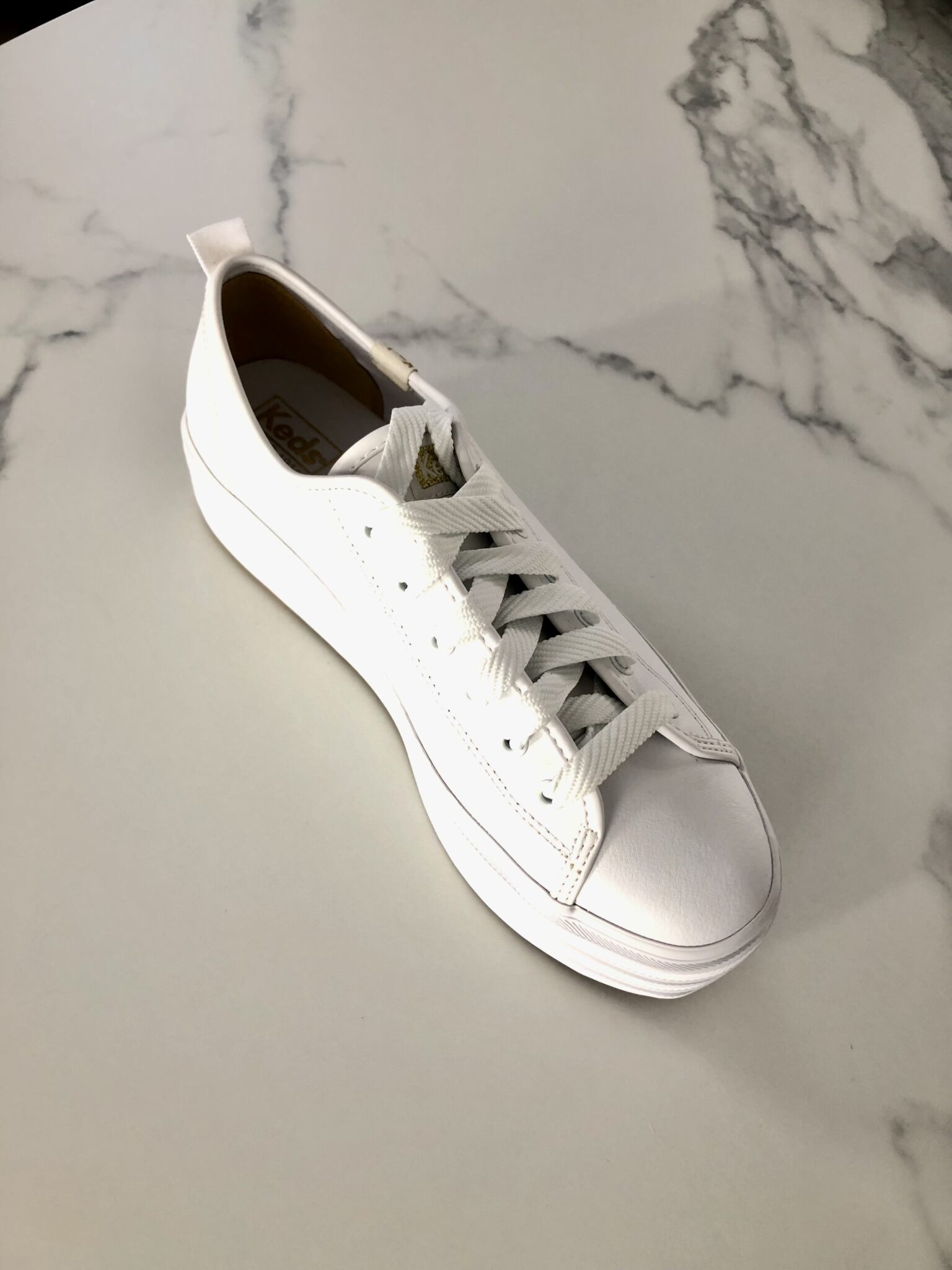 Image for Neuf - Chaussures Keds blancs en cuir