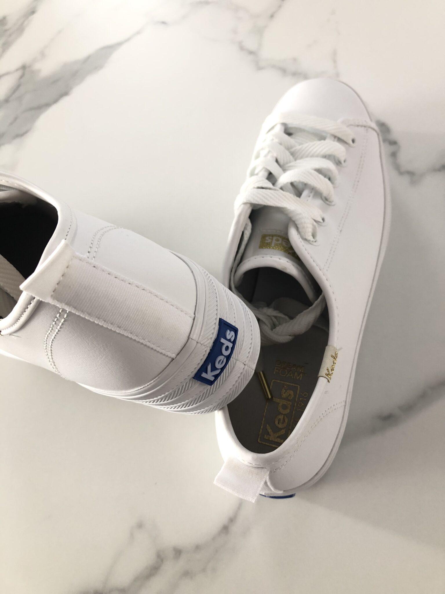 Image for Neuf - Chaussures Keds blancs en cuir