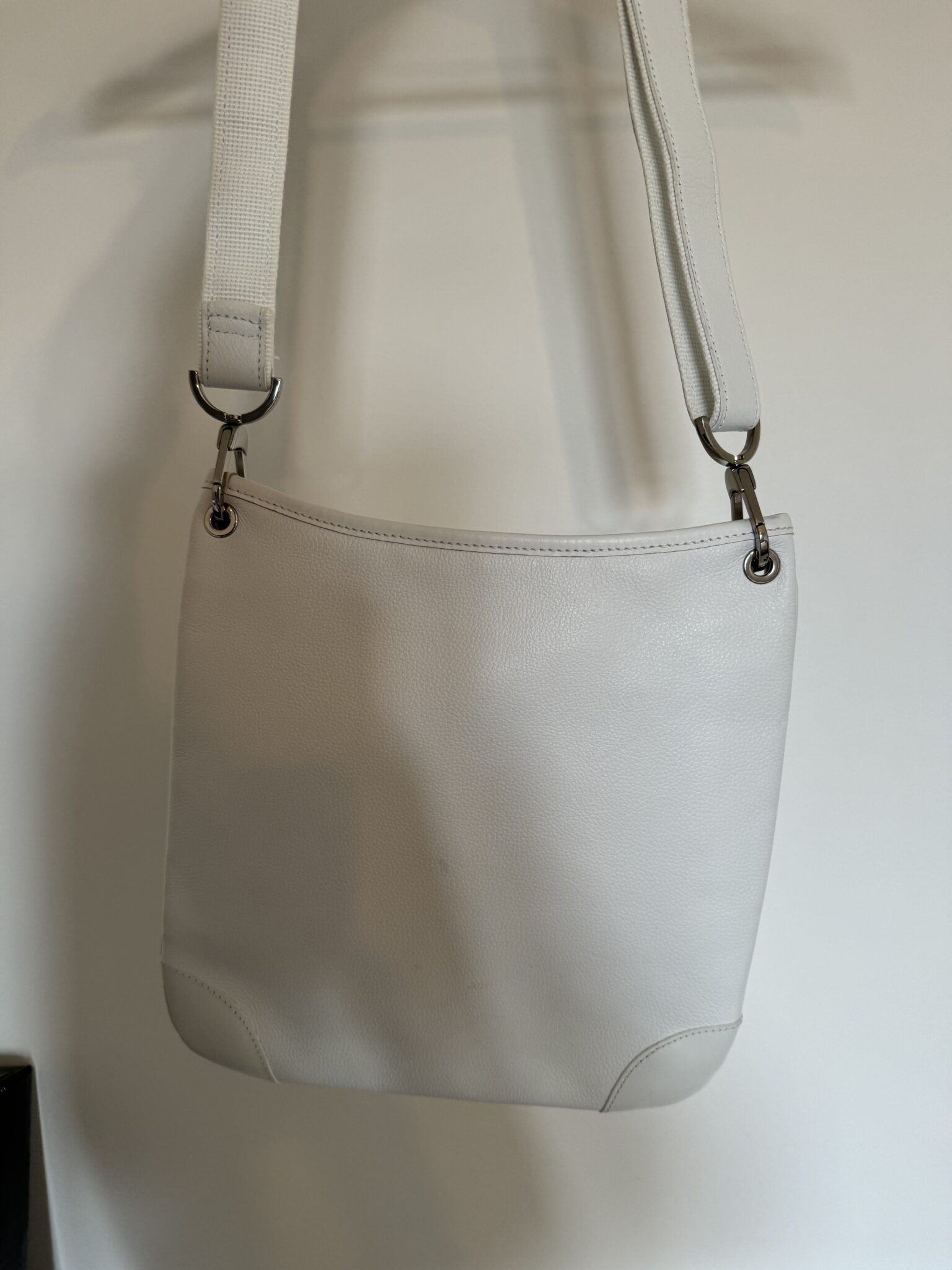 Image for Sac en cuir blanc Longchamp