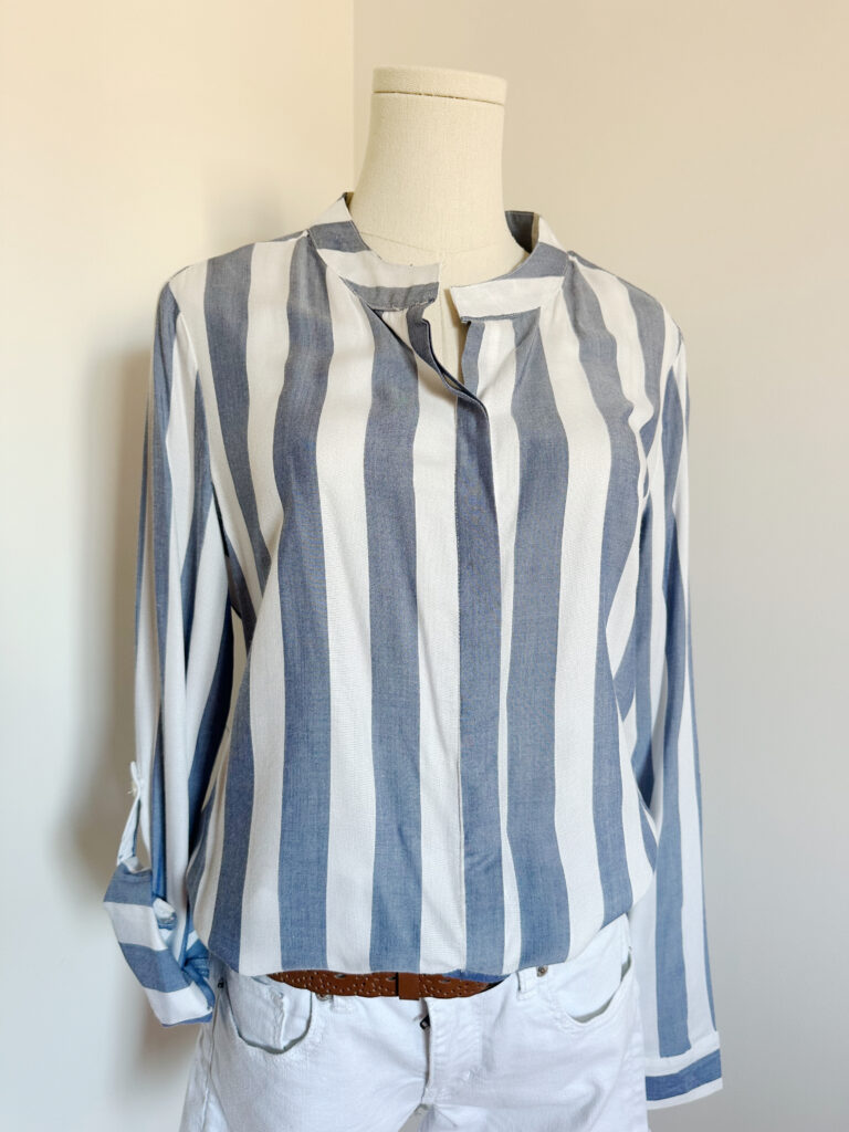 Featured image for Striped rayon jumper