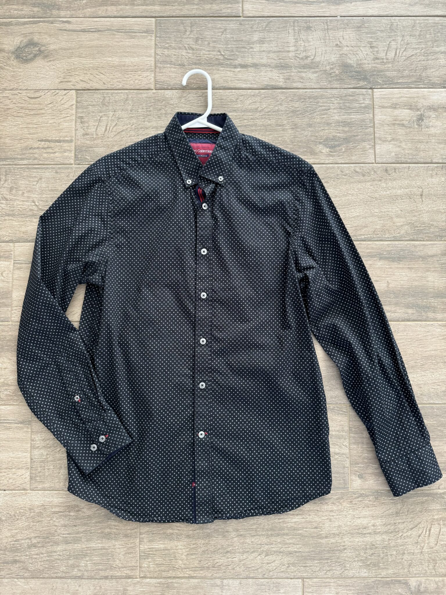 Featured image for Medium Black shirt with white dots Simons