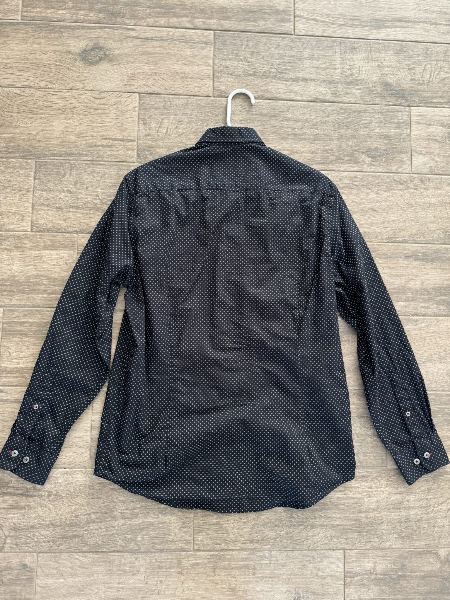 Image for Medium Black shirt with white dots Simons