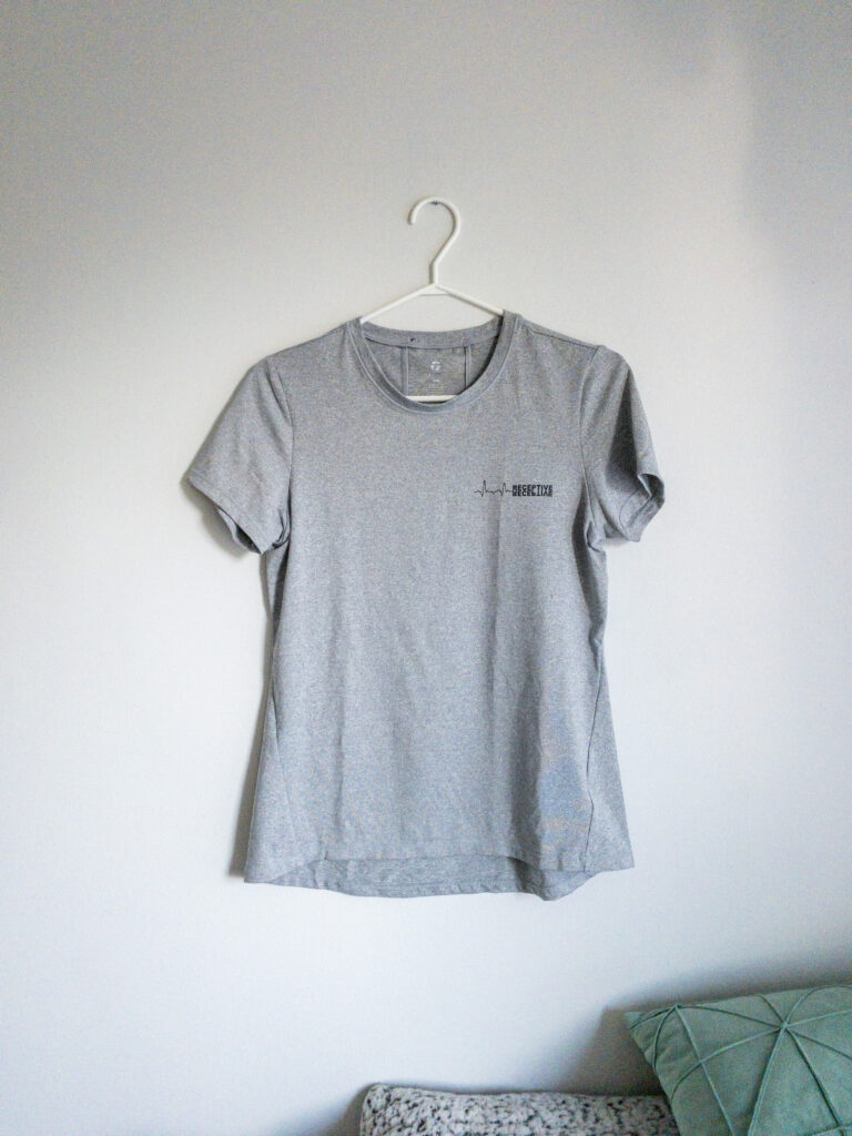 Featured image for Grey sports T-shirt