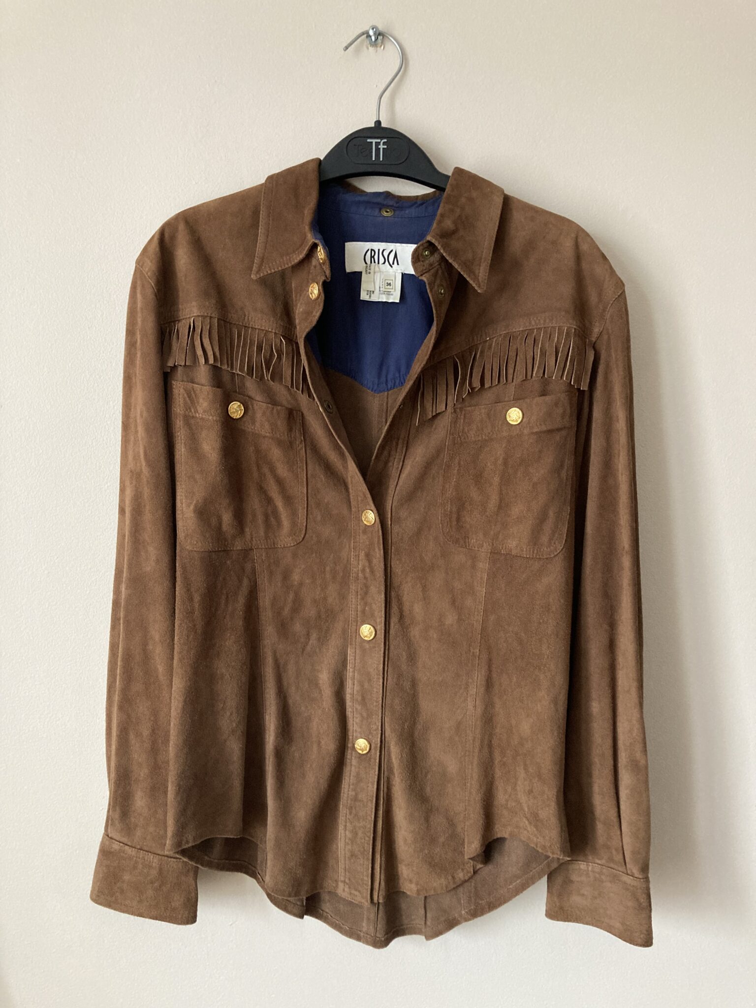 Featured image for Chemise Crisca 100% Suède Small