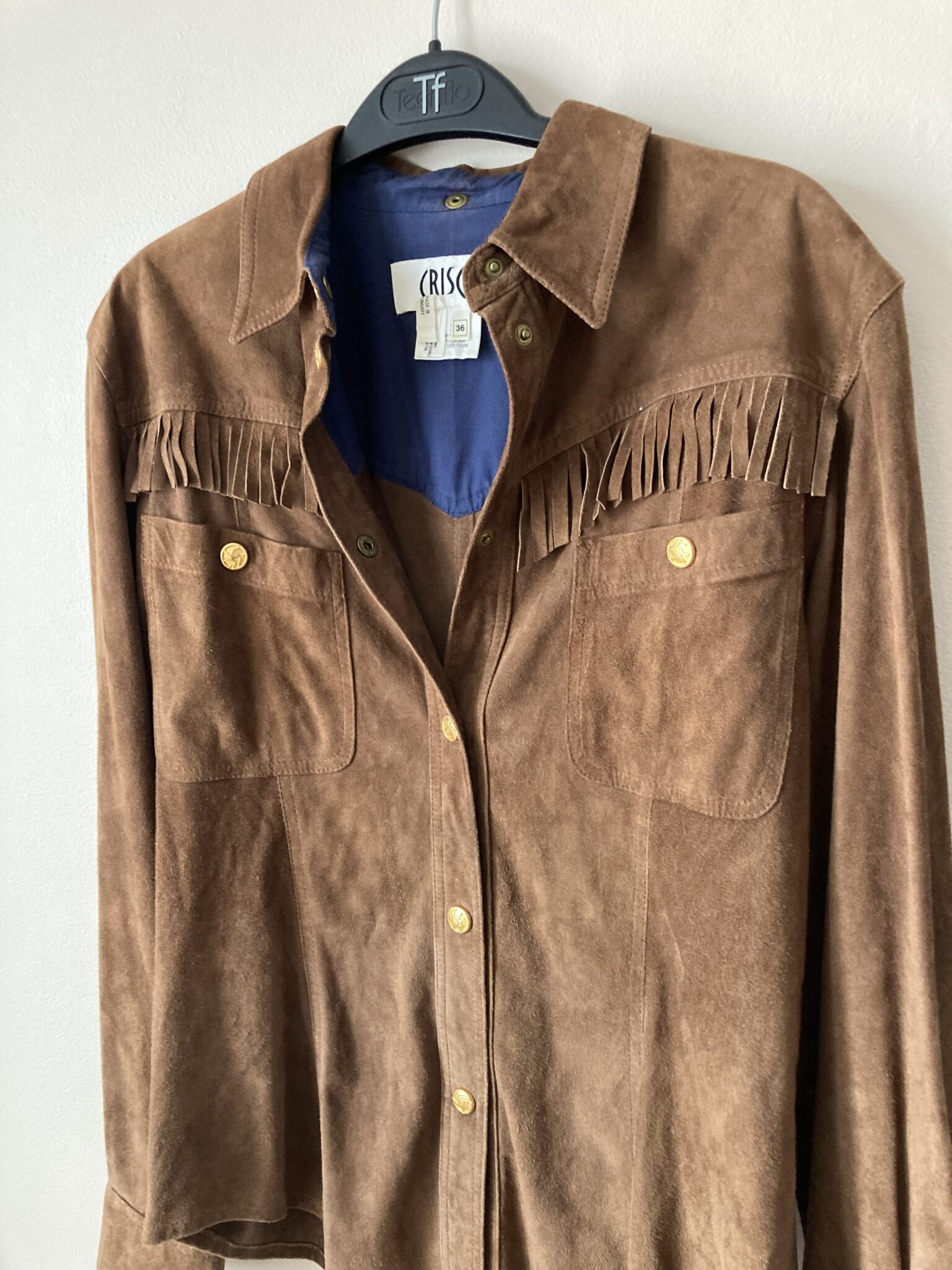 Image for Chemise Crisca 100% Suède Small